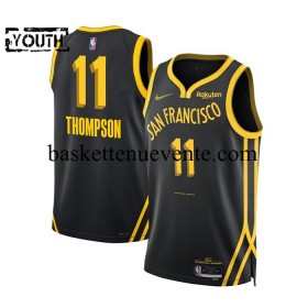 Maillot Basket Golden State Warriors Klay Thompson 11 2023-2024 Nike City Edition Noir Swingman - Enfant